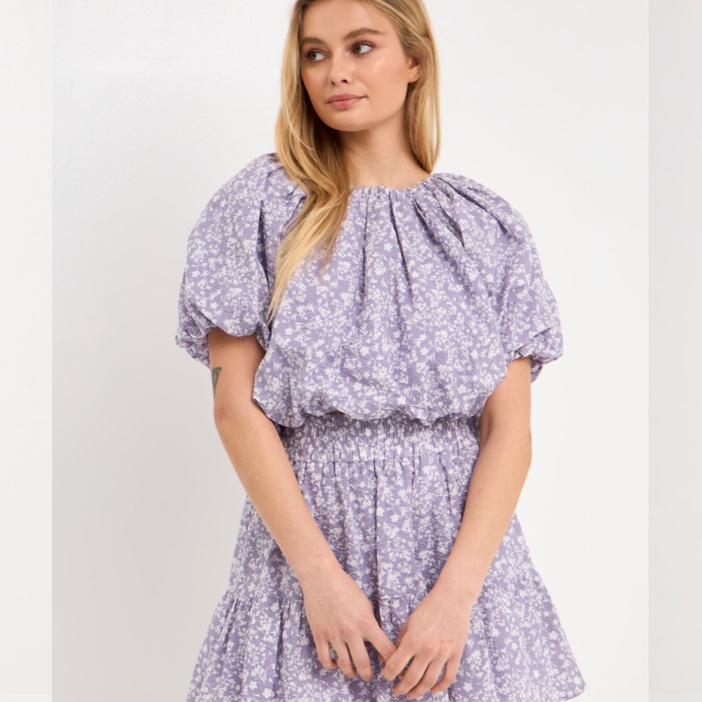 Floral Lavender Dress